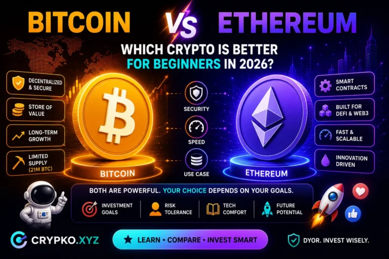 Generated image: Common image format mistakes explained Edit Generated image: Best free online image tools Edit Generated image: AI crypto coins and future tech Edit Generated image: Stablecoins comparison: USDT, USDC, new options Edit Generated image: Best free crypto tools for investors Edit Generated image: Cryptocurrency trading for beginners guide Edit Generated image: Meme coins explained with risks and rewards Edit i need a image for this article Top Crypto Trends in 2026: AI, RWAs, DeFi, Stablecoins & What’s Next a good looking image with boosted color and elements like emotes or logos or whatever so that it will look good to users on website front end. use good color combination to match site colors but don't load it with green color compeletely and include site name in image crypko.xyz it is not a tool site just put that name on image matching with this image promt querry shall short and good looking and please provide this image in webp format and compressed for less in size Generated image: Crypto trends 2026 in neon style Edit i need a image for this article Bitcoin vs Ethereum: Which Crypto Is Better for Beginners in 2026? a good looking image with boosted color and elements like emotes or logos or whatever so that it will look good to users on website front end. use good color combination to match site colors but don't load it with green color compeletely and include site name in image crypko.xyz it is not a tool site just put that name on image matching with this image promt querry shall short and good looking. Also please provide this image in "webp" format and compressed for less load on site Generated image: Bitcoin vs Ethereum comparison for beginners Edit i need a image for this article Crypto Scams to Avoid in 2026: Fake Airdrops, Rug Pulls & Wallet Drainers a good looking image with boosted color and elements like emotes or logos or whatever so that it will look good to users on website front end. use good color combination to match site colors but don't load it with green color compeletely and include site name in image crypko.xyz it is not a tool site just put that name on image matching with this image promt querry shall short and good looking. Also please provide this image in "webp" format and compressed for less load on site Generated image: Crypto scam awareness: stay safe in 2026 Edit Bitcoin vs Ethereum comparison for beginners