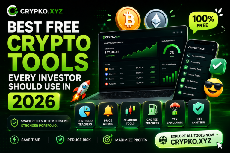 Best Free Crypto Tools Every Investor Should Use in 2026